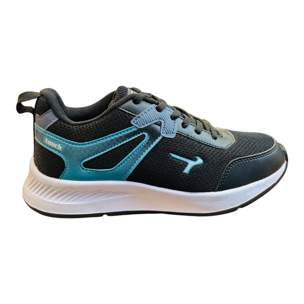 LAKHANI RUNNING SPORTS SHOES [ QUBE - 02 ] - 6, BLACK