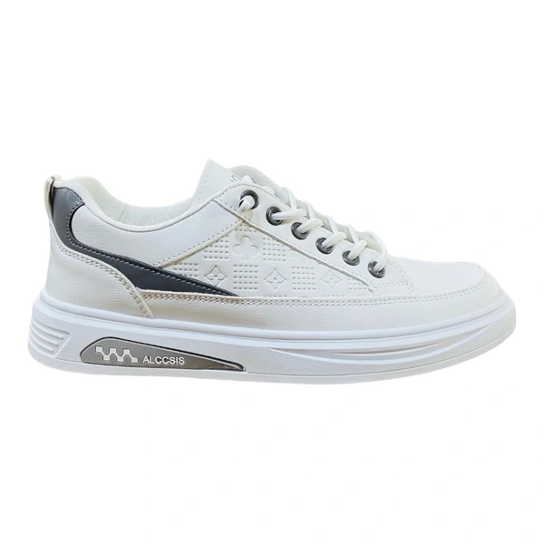 ZERIC Casual Trainers Sneakers [ SK - 111 ] - 10, GREY & WHITE