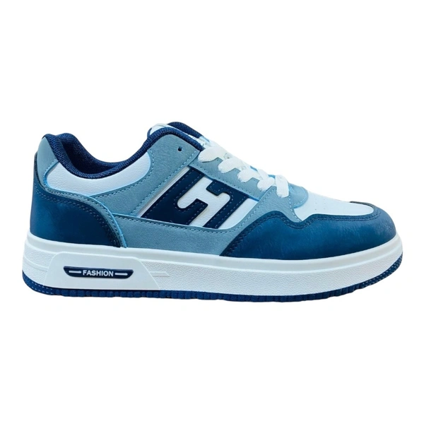 FASHION Casual Trainers Sneakers [ SK - 112 ] - 7, BLUE & WHITE