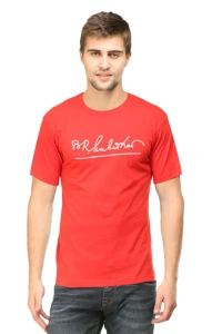 YoungRize Dr. Babasaheb AMbedkar Sign Cotton Round NeckT-Shirt - XL, 1, Red