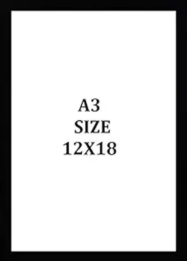 YoungRize Dr. Babasaheb Ambedkar Sign (Jivanach Son) frame acrylic glass - 12 x 18 inch, Black