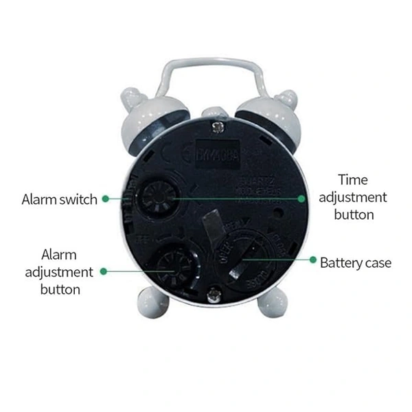 METAL MINI ALARM CLOCK
