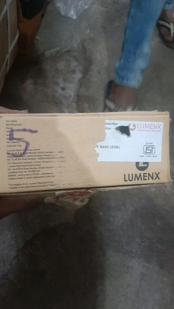 lumnex 5 mfd capacitor isi 