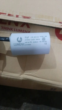 lumnex 15 mfd capacitor isi 