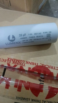 lumnex 25 mfd capacitor isi