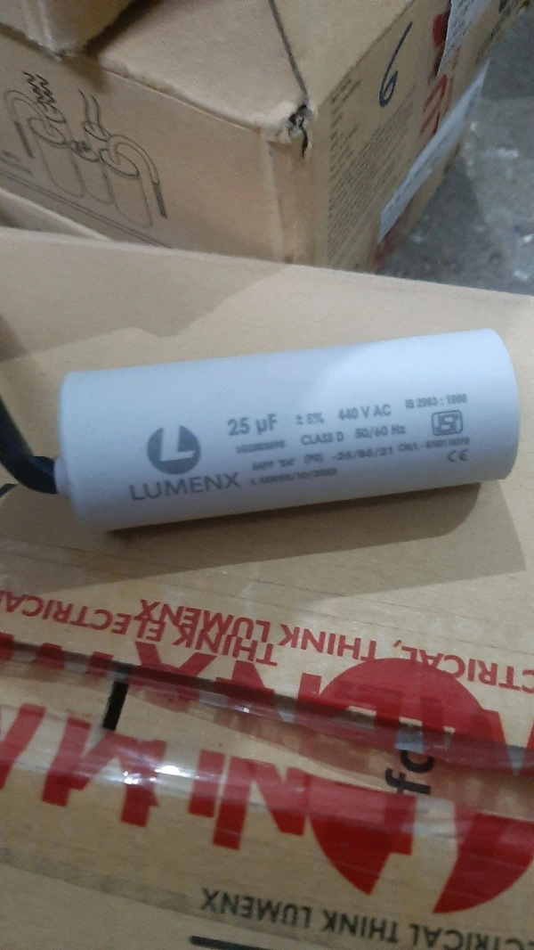 lumnex 25 mfd capacitor isi