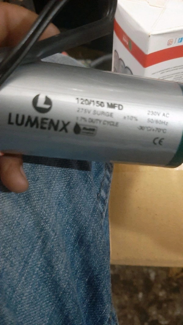 lumnex 120/150 mfd capacitor 