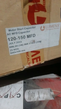 lumnex 120/150 mfd capacitor 
