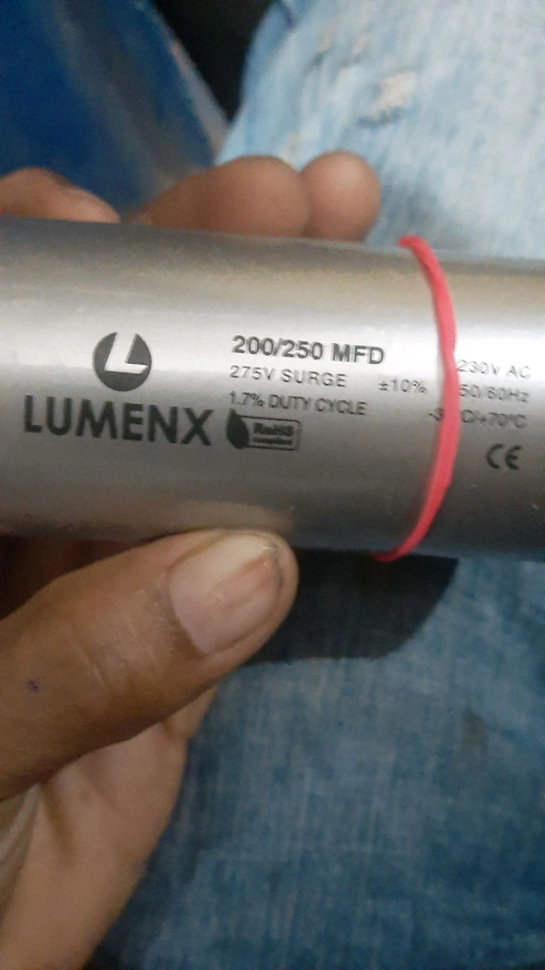 lumnex 200/250 mfd capacitor 
