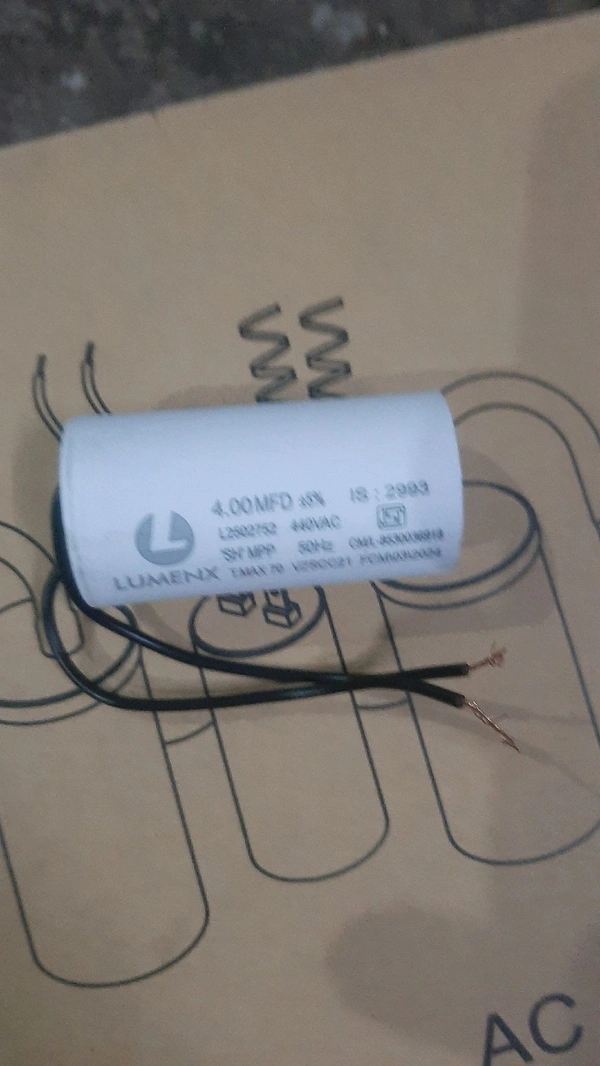 lumnex 4 mfd capacitor isi 