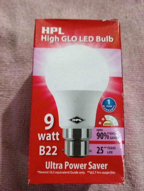 Hpl 9w Led Bulb White Hpl 