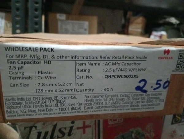 havells 2.5 mfd havells capacitor 