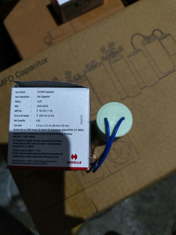 havells 4 mfd capacitor havells 