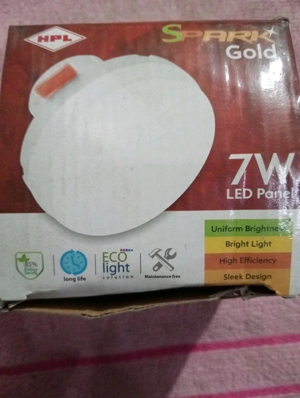hpl 7w spark gold panel hpl