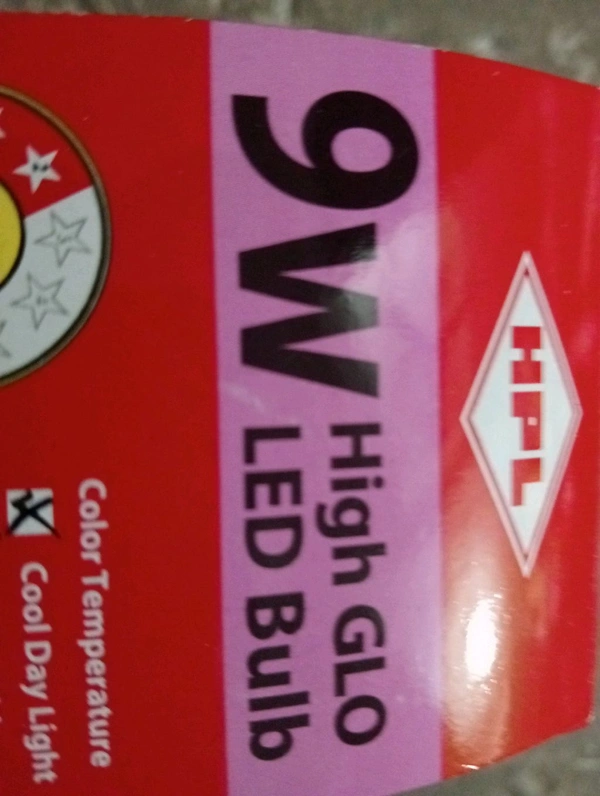 hpl 9e led bulb ww hpl warm whight 9w bulb