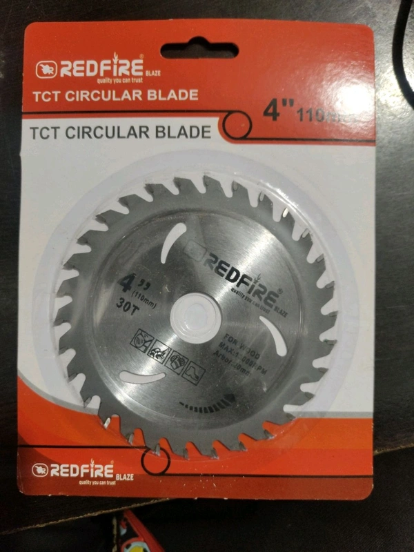 4" tct blade blaze red fire 4/30