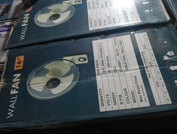 wall fan 16'' hi speed point 