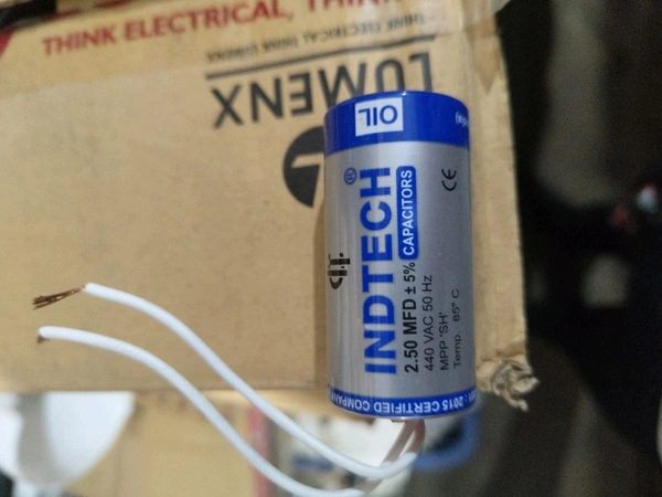 inditech 2.5 Mfd Oil Capacitor Inditech