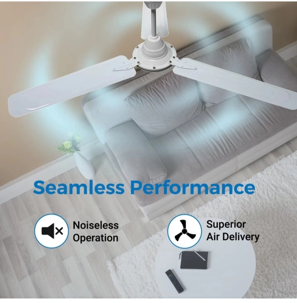 BAJAJ Ceiling Fan Edge HS EE Neo 1200mm. 3 Blade - Brown, 48"