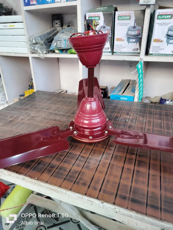 Toofan (तूफान) Ceiling Fan 1200mm & 900mm 3 Blade  - Brown, 48"