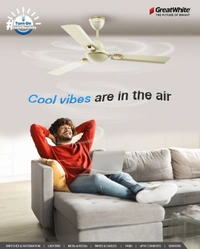 GreatWhite Ceiling Fan 48 " 1200mm 1 Star ⭐ - Brown, 48"