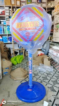 Raj Faratta Stand Fan - Royal Blue