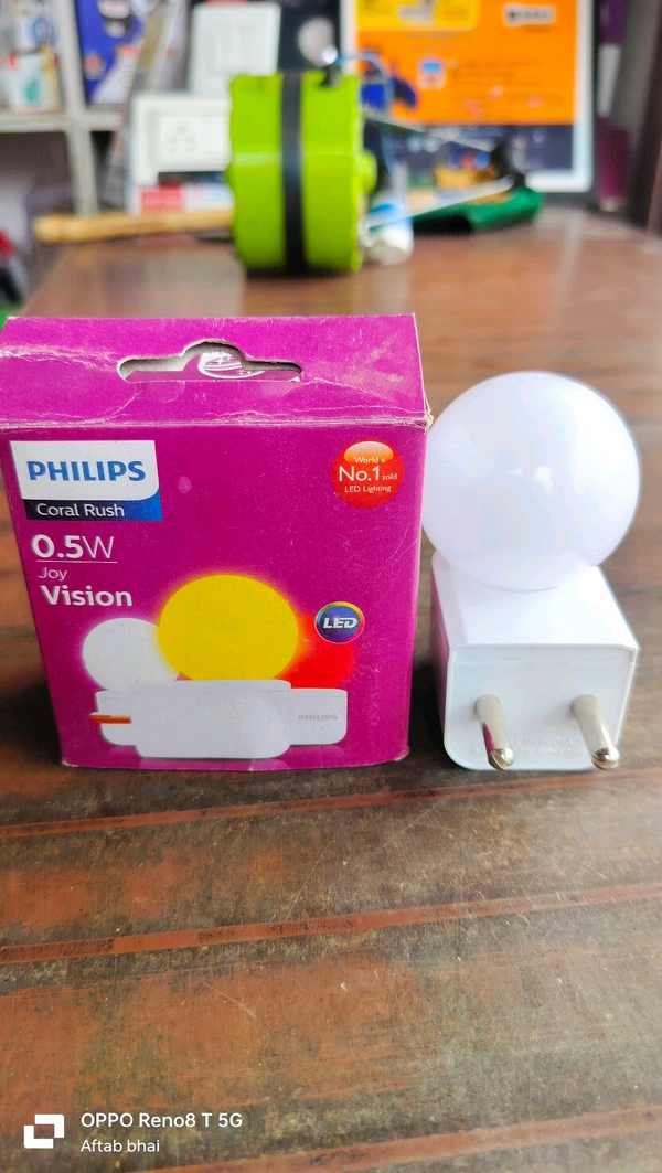 Philips  0.5W Joy Vision  LED Bulb  - Gold, 0.5W