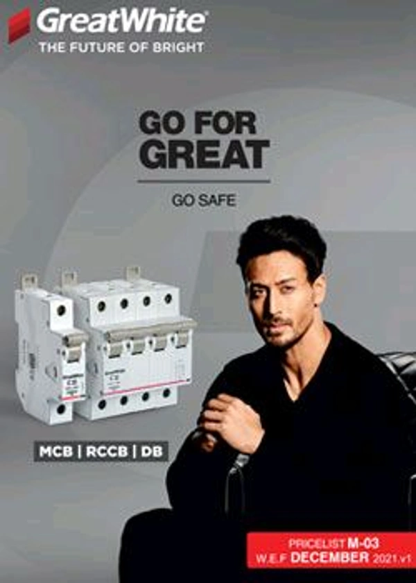 GreatWhite  MCB SINGLE POLE (SP) C6Amp  - White, 10Amp