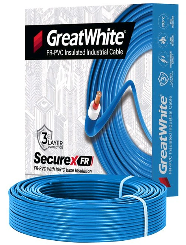 GreatWhite  Wire Copper GreatWhite 0.75Sq mm 90mtr - Red, 2.5sqmm