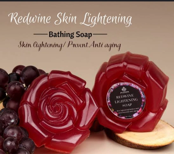 Red wine Handmade organic Soap