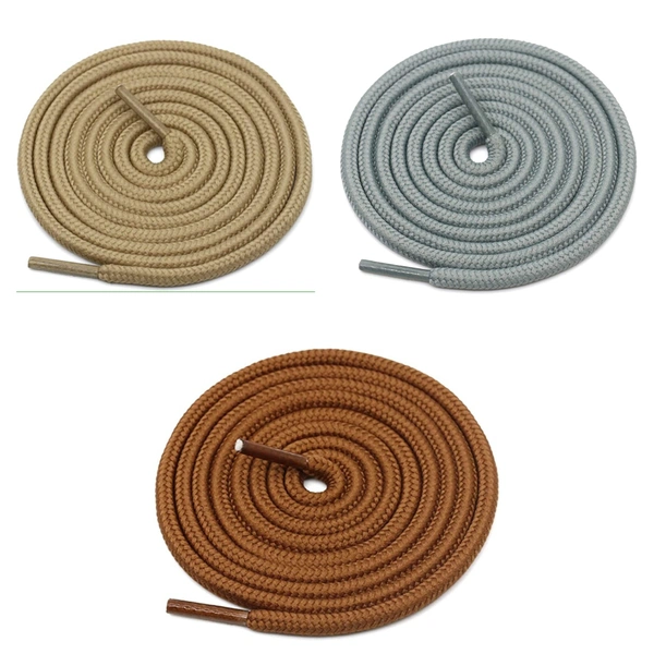 GRAH SANGRAH® 3 Pair (1 Pair Per Single Color) Unisex Shoes Laces For Sport, Running Casual Gym Shoelaces - 120 CM, Cream / Grey / Tan