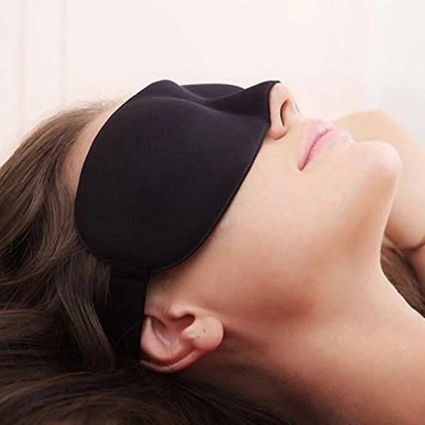 GRAH SANGRAH® Eye Mask for Sleeping with Adjustable Strap Super Soft Sleeping Mask Blind Fold for Comfortable Sleep Travelling Sleep Mask Pad  - Free Size
