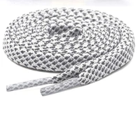 GRAH SANGRAH® (2 Pair (1 Pair Per Single Color) Reflective Unisex Shoelaces For Sport, Running Casual Shoes - 120 CM, White-Black