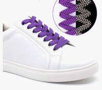 GRAH SANGRAH® (2 Pair) Reflective Flat Shoelaces For Sport, Running Casual Shoes - 120 CM, Purple