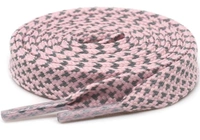 GRAH SANGRAH® (2 Pair (1 Pair Per Single Color) Reflective Unisex Shoelaces For Sport, Running Casual Shoes - 120 CM, Purple-Pink