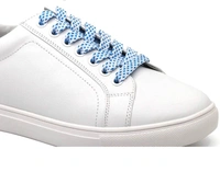 GRAH SANGRAH® (2 Pair) Flat Unisex Colorful Twill Shoelaces For GYM, Sport, Running Or Casual Shoelaces - 120 CM, Blue