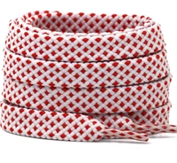 GRAH SANGRAH® (2 Pair) Flat Unisex Colorful Twill Shoelaces For GYM, Sport, Running Or Casual Shoelaces - 120 CM, Red