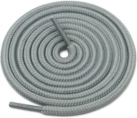 GRAH SANGRAH® 2 Pair (1 Pair Per Single Color) Unisex Shoes Laces For Sport, Running Casual Gym Shoelaces - 120 CM, Grey-Orange