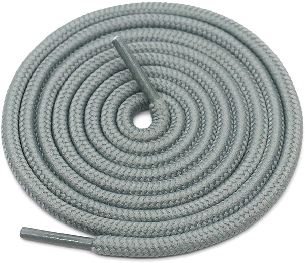 GRAH SANGRAH® 2 Pair (1 Pair Per Single Color) Unisex Shoes Laces For Sport, Running Casual Gym Shoelaces - 120 CM, Grey-Yellow