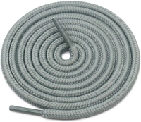 GRAH SANGRAH® 2 Pair (1 Pair Per Single Color) Unisex Shoes Laces For Sport, Running Casual Gym Shoelaces - 120 CM, Grey - Fluorescent