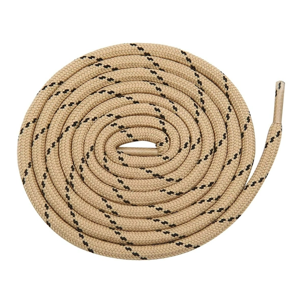 GRAH SANGRAH® (2 Pair) (1 Pair Per Single Color) Shoes Laces Athletic Shoelaces For Sport/Running Shoes Shoe Strings - 120 CM, Cream_ Camel