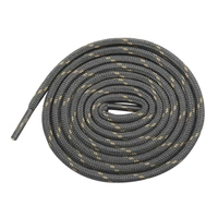 GRAH SANGRAH® (2 Pair) (1 Pair Per Single Color) Shoes Laces Athletic Shoelaces For Sport/Running Shoes Shoe Strings - 120 CM, Grey _ Light Brown Rose