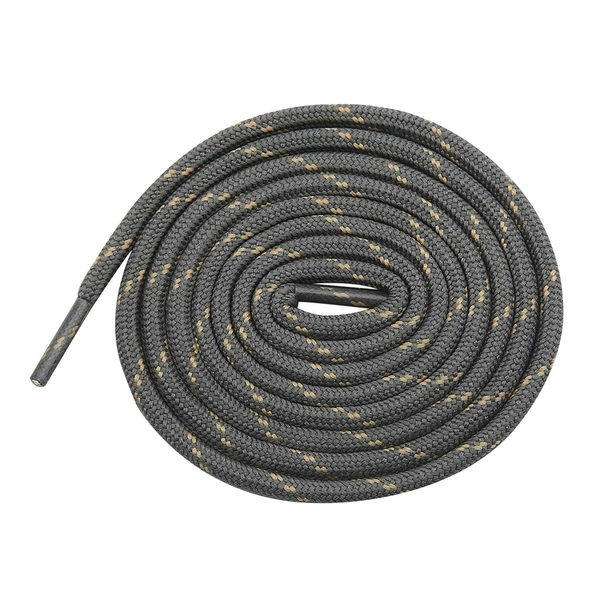 GRAH SANGRAH® (2 Pair) (1 Pair Per Single Color) Shoes Laces Athletic Shoelaces For Sport/Running Shoes Shoe Strings - 120 CM, Grey - Red Black