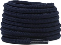 GRAH SANGRAH® (2 Pair) Shoelaces For Thick Round Climbing, Hiking, Boot, Running, Sport Shoes Laces - 120 CM, Navy