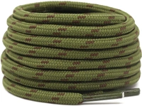 GRAH SANGRAH® (2 Pair) Shoes Laces Athletic Shoelaces For Sport/Running Shoes Shoe Strings - 120 CM, Army Green