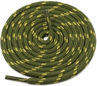 GRAH SANGRAH® (2 Pair) (1 Pair Per Single Color) Shoes Laces Athletic Shoelaces For Sport/Running Shoes Shoe Strings - 120 CM, Olive-Army Green Yellow