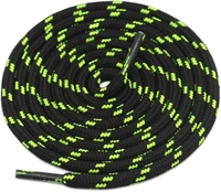 GRAH SANGRAH® (3 Pair) (1 Pair Per Single Color) Shoes Laces Athletic Shoelaces For Sport/Running Shoes Shoe Strings - 120 CM, Coffee / Black Fluorescent / Hot Pink