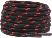 GRAH SANGRAH® (2 Pair) Shoes Laces Athletic Shoelaces For Sport/Running Shoes Shoe Strings - 120 CM, BLK RED