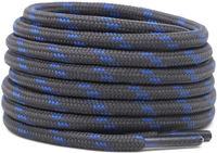 GRAH SANGRAH® (2 Pair) Shoes Laces Athletic Shoelaces For Sport/Running Shoes Shoe Strings - 120 CM, Grey Blue
