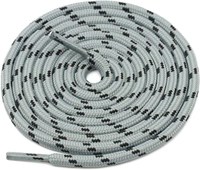 GRAH SANGRAH® (3 Pair) (1 Pair Per Single Color) Shoes Laces Athletic Shoelaces For Sport/Running Shoes Shoe Strings - 120 CM, Grey Black / Grey Pink / Florescent Black